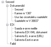 Salvesta EDI dokument